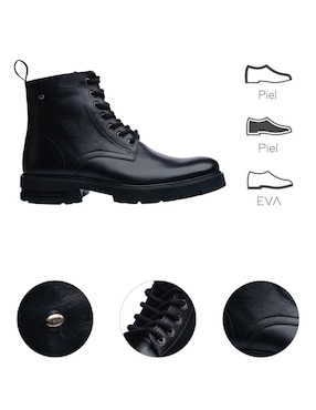 Bota Lob de piel para hombre