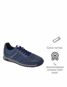 Tenis Perry Ellis Tenis Casual Azul Marino para hombre