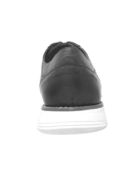 Tenis de piel Perry Ellis Zapato Oxford Derby Negro para hombre