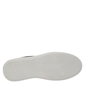 Tenis de piel Perry Ellis Tenis Casual Slip-On Negro para hombre