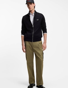 Bota Hugo de piel para hombre
