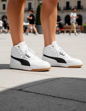 Tenis de piel puma urbano para hombre