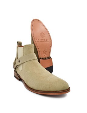Botín Estilo Dh de piel para hombre