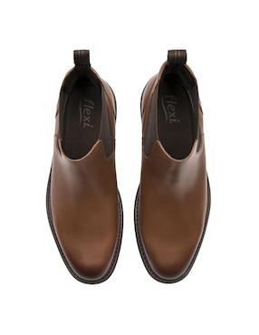 Botín Flexi de piel para hombre