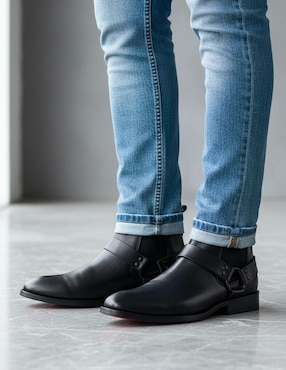 Bota Estilo Dh de piel para hombre