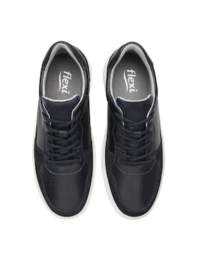Tenis de piel Flexi para hombre