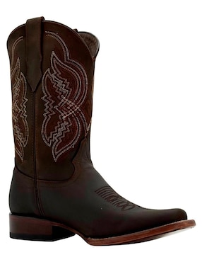 Bota Calzado Del Bajío Vaquera de piel para hombre
