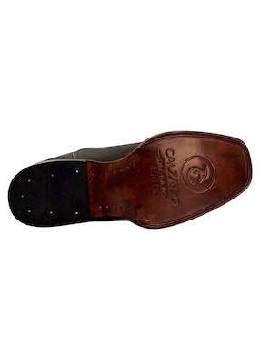 Bota Calzado Del Bajío Vaquera de piel para hombre