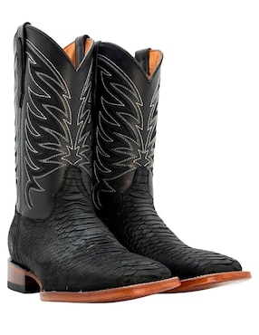 Bota Calzado Del Bajío Vaquera de piel para hombre