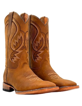 Bota Calzado del Bajío Vaquera de piel para hombre