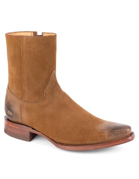 Botín Siete Leguas Vaquero de piel para hombre