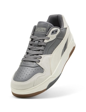 Tenis de piel Puma Rebound Break Low para hombre