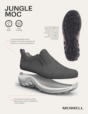 Tenis de piel Merrell Jungle Moc para hombre