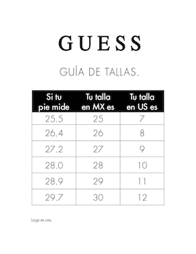 Tenis Guess para hombre