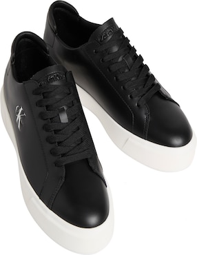 Tenis Calvin Klein Basket Cupsole Laceup Lth Ml para hombre