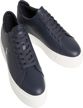 Tenis Calvin Klein Basket Cupsole Laceup Lth Ml para hombre