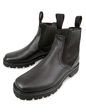 Bota Gromo Chelsea de piel para hombre