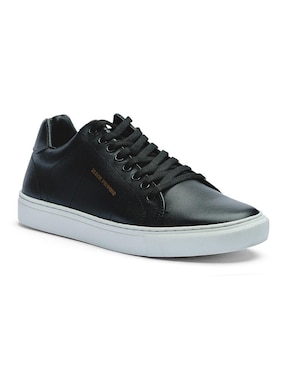 Tenis de piel Black Peppers para hombre