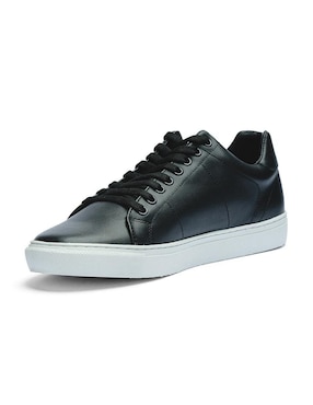 Tenis de piel Black Peppers para hombre
