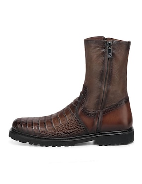 Bota Franco Cuadra de piel para hombre