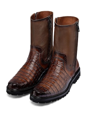 Bota Franco Cuadra de piel para hombre