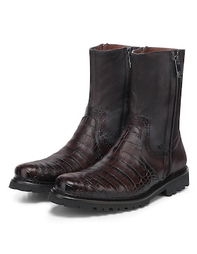 Bota Franco Cuadra de piel para hombre