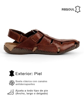 Sandalia Rbcollection Rbsoul para hombre