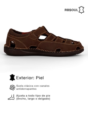 Sandalia Rbcollection Rbsoul para hombre