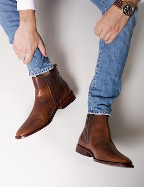Botín Dasalo de piel para hombre