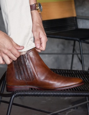 Botín Dasalo de piel para hombre