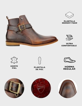 Bota Ducati de piel para hombre