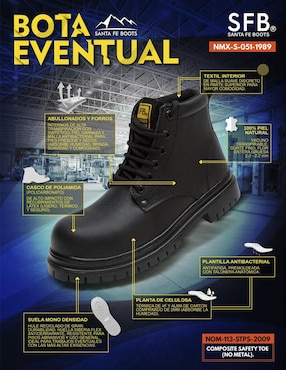 Bota Sfb de piel para hombre
