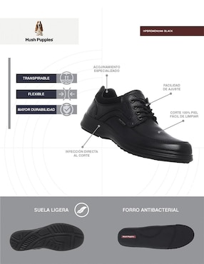 Zapato cerrado Hush Puppies para hombre