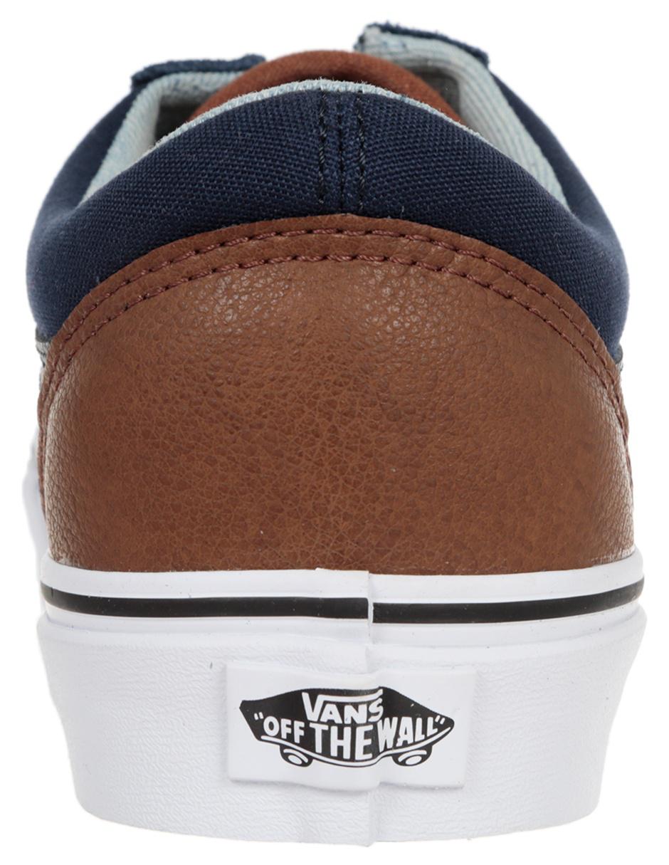 vans piel marron