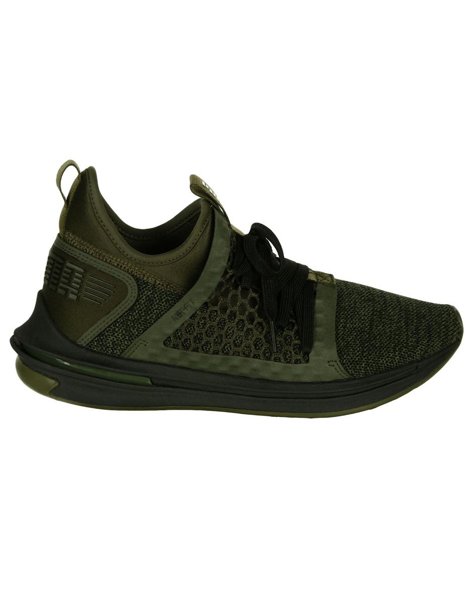 tenis color verde militar para mujer