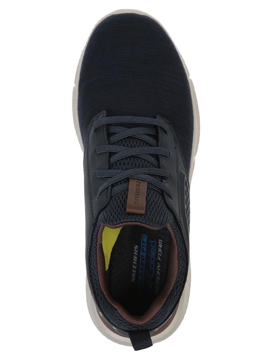 skechers memory foam azul