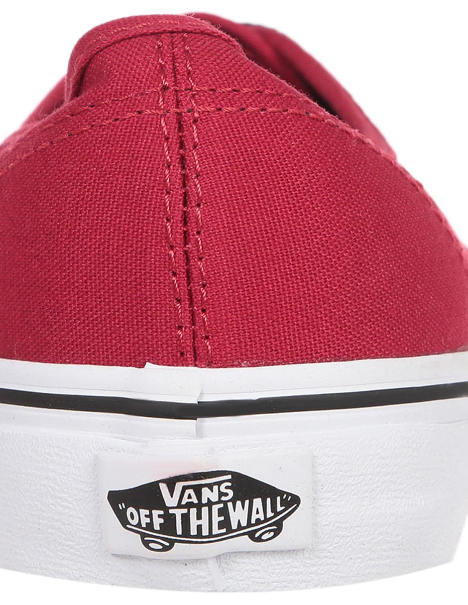 tenis vans rojo vino