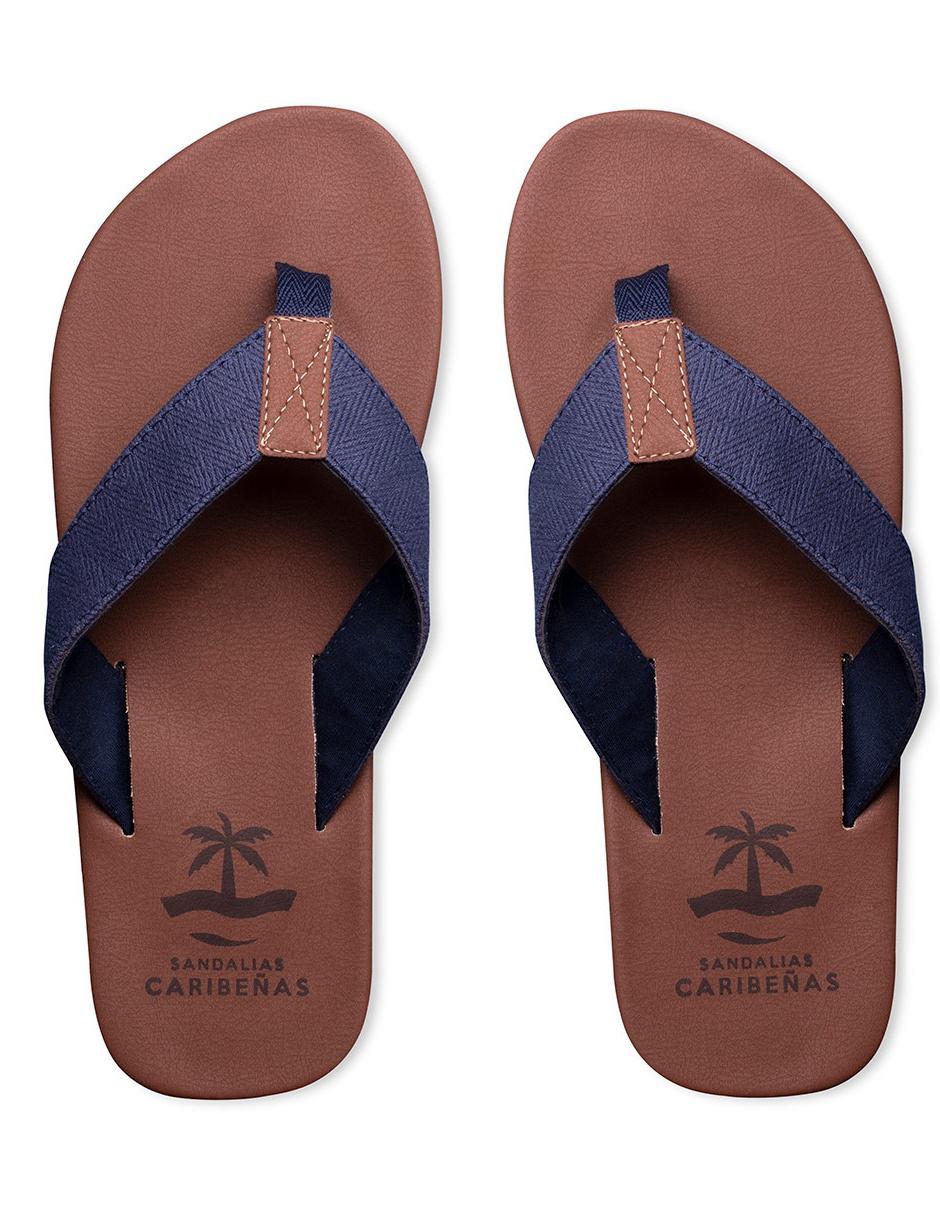 Sandalias Caribeñas para caballero Tulum Azul en Liverpool