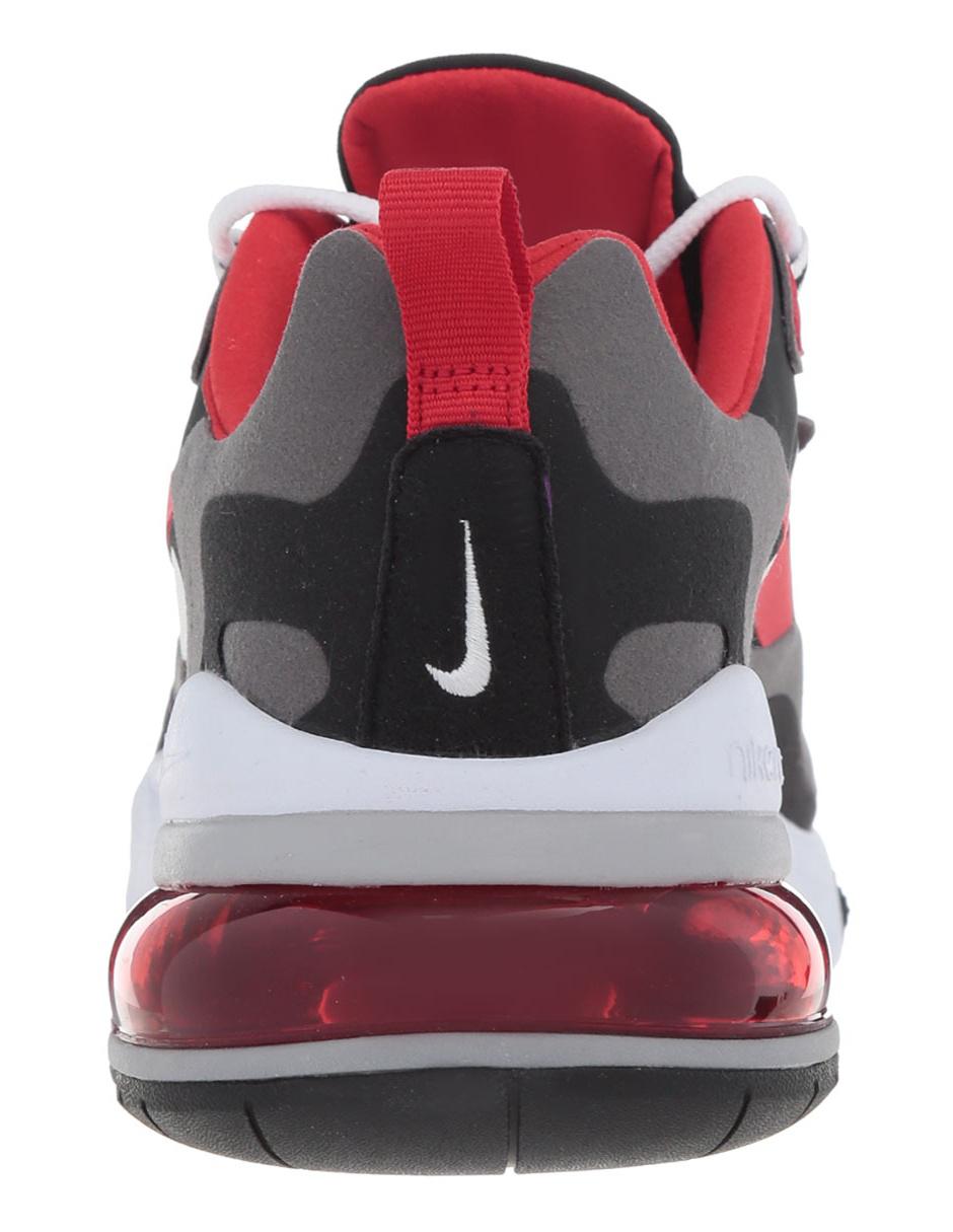 air max 270 gris con rojo