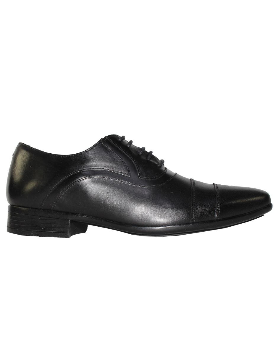 Zapato de vestir Leon negro atanado