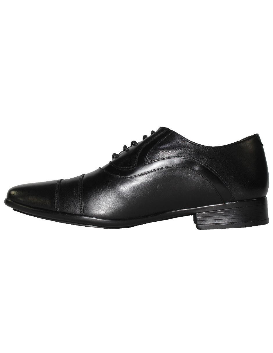 Zapato de vestir Leon negro atanado