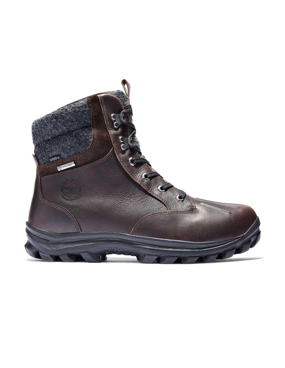 Bota de piel para hombre