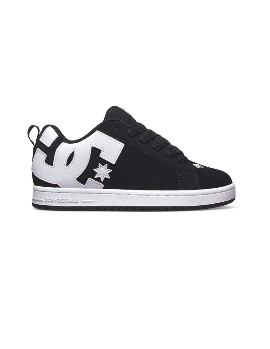 Tenis de piel court graffic para hombre