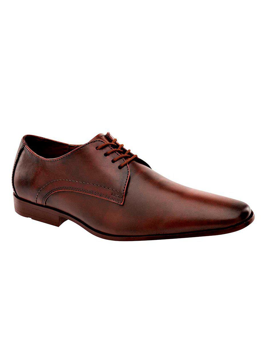 Zapato formal RBCOLLECTION exterior piel color café en Liverpool