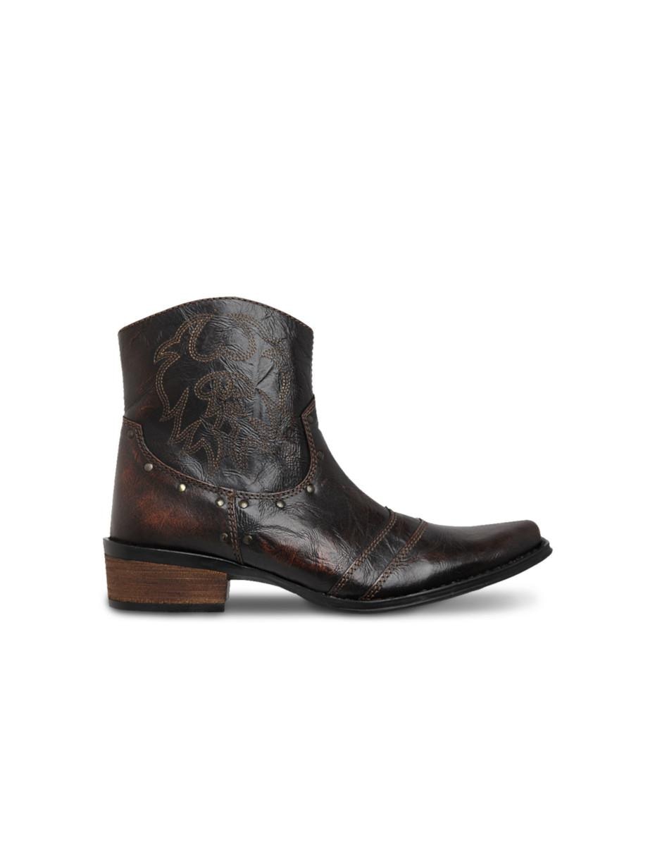 Bota de piel para hombre