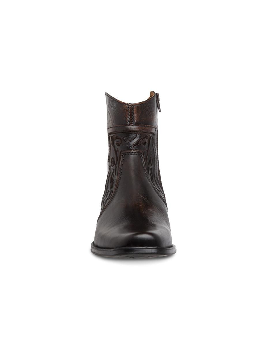 Bota de piel para hombre