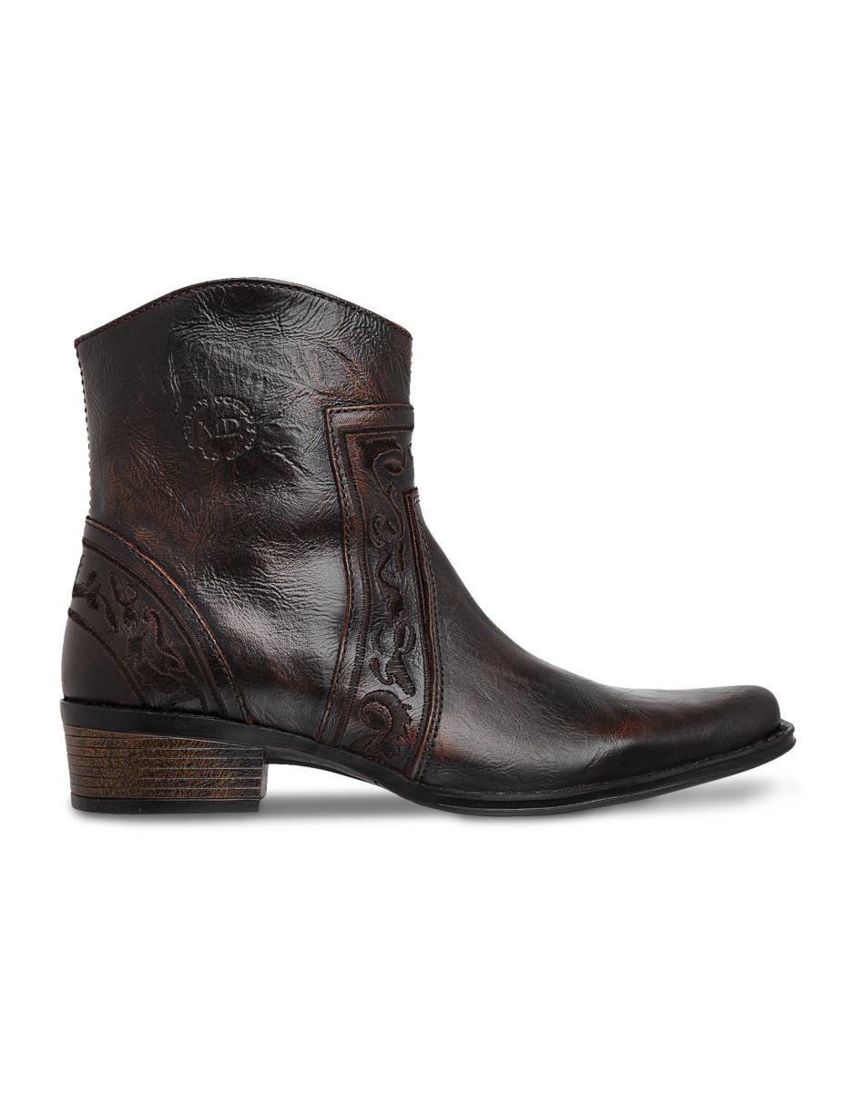 Bota de piel para hombre