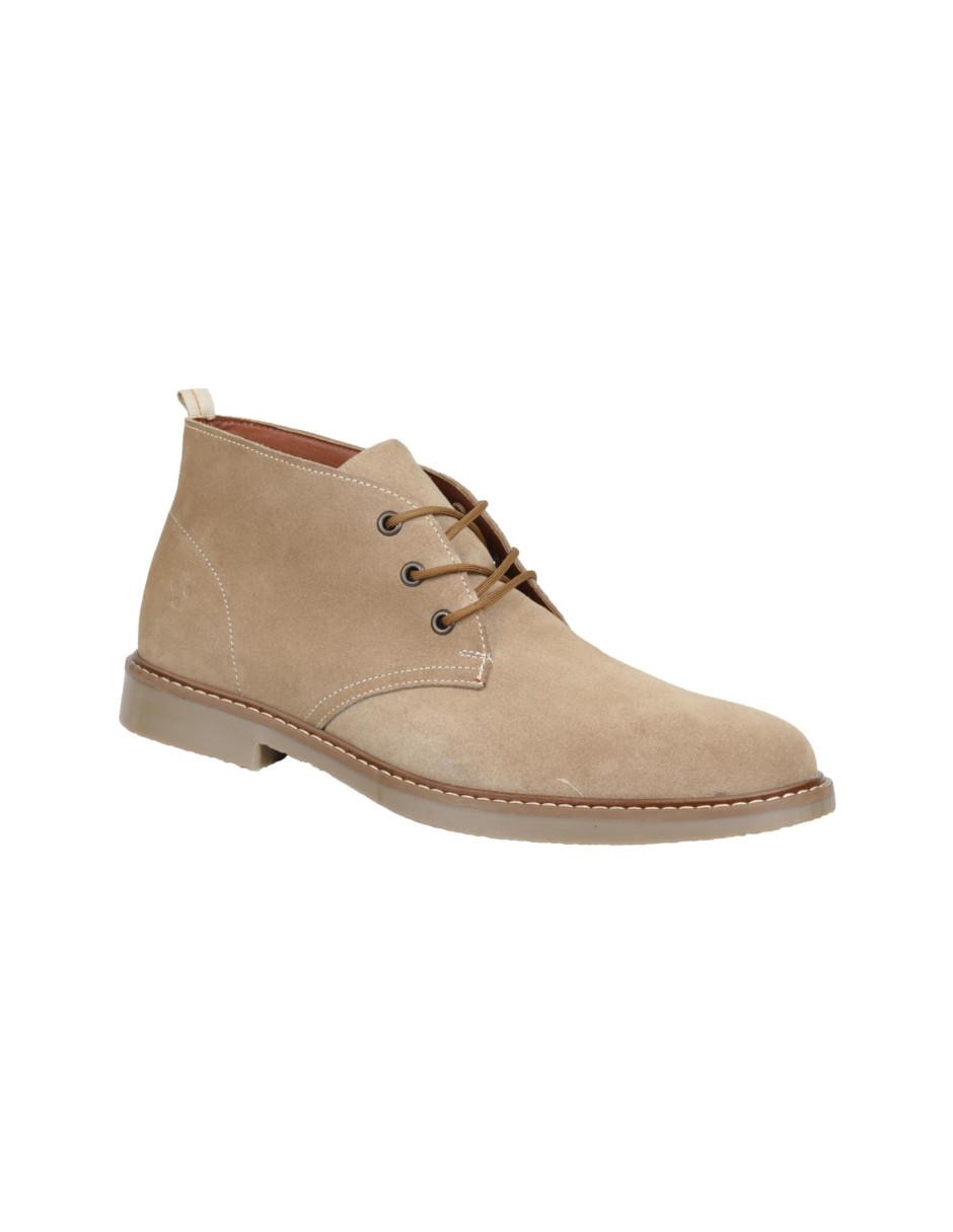 Botín de piel para hombre
