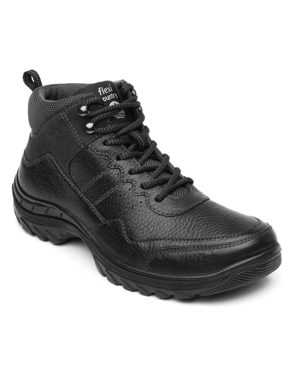 Botín de piel para hombre
