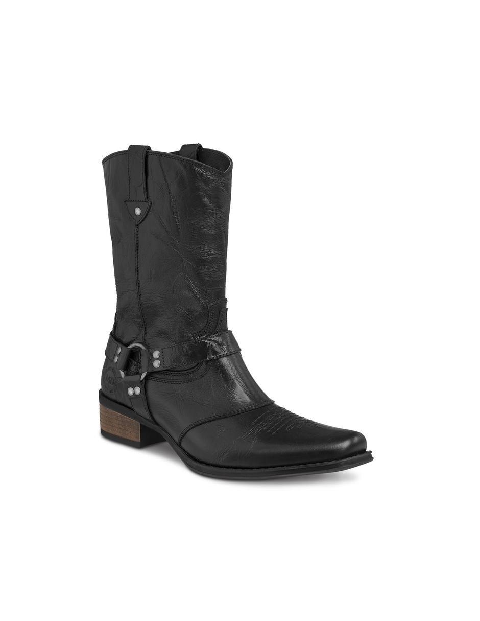 Bota de piel para hombre